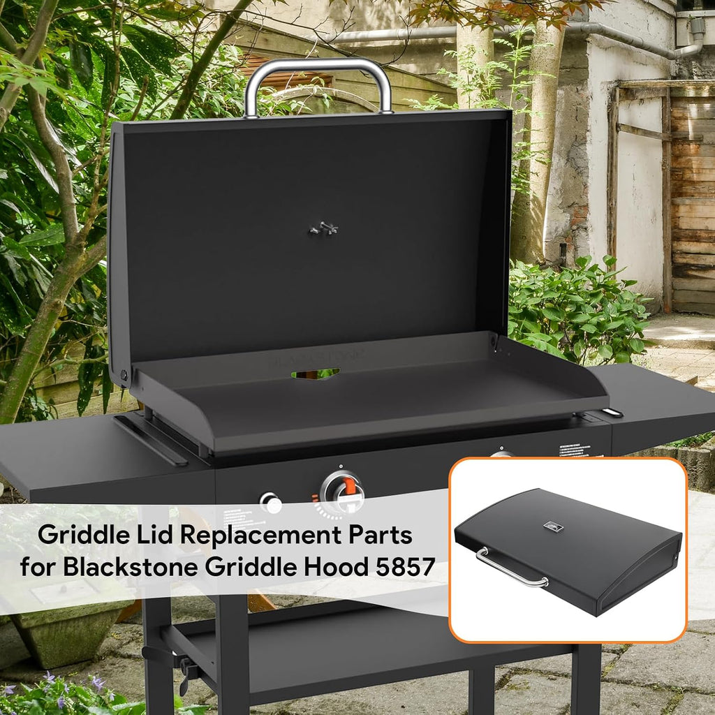 Griddle Lid for Blackstone 28' Omnivore 2287 2206 1517(2024 Model), 5857 Griddle Hard Cover for 28 Inch Blackstone Griddle Lid, Griddle Hood Flat Top Grill Cover 28 Inch Lid