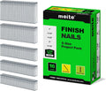 meite 16 Gauge Finish Nails 5 Sizes Assorted Set 30,000PCS Galvanized Straight Finish Nails for Pneumatic Cordless Finish Nailer on Crown Molding Cabinetry (1', 1-1/4', 1-1/2', 2', 2-1/2')