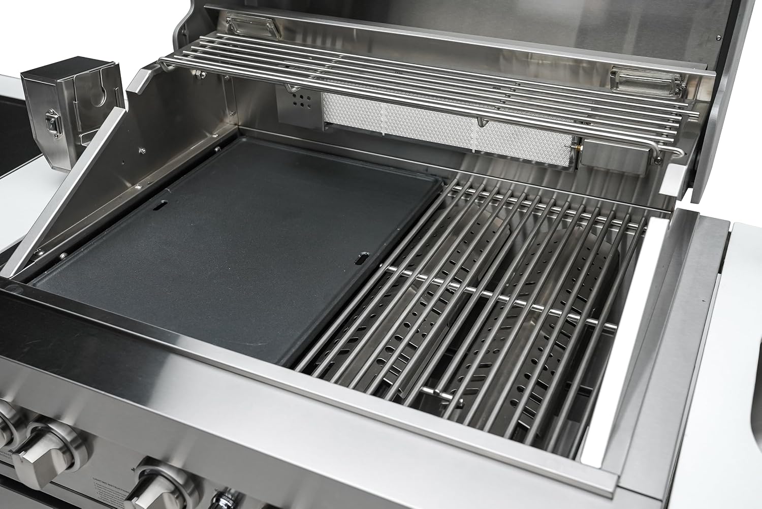 Mont Alpi 2-in-1 Dual Sided Heavy Duty Cast Iron Reversible Griddle Pan Plate - Flat and Ridged Surfaces - 18 x 14 inches - Fits all Mont Alpi Outdoor Grills - MAGR