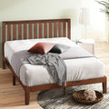 Zinus Vivek Wood Platform Bed Frame with Headboard, Solid Wood Foundation with Wood Slat Support, No Box Spring Needed, Easy Assembly, Full
