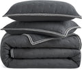UGG Braid Full/Queen Quilt Set – 3 Piece Queen Quilt Bedding Set with 2 Shams, Soft Lightweight Bedspread Coverlet for Home & Bedroom, Black Ink (Devon)