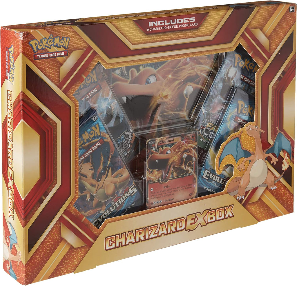 Pokemon Cards TCG: Charizard EX Box Fire Blast Card Game, Multicolor