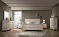 Roundhill Furniture Imerland Contemporary White Wash Finish Bedroom Set (6-Piece),