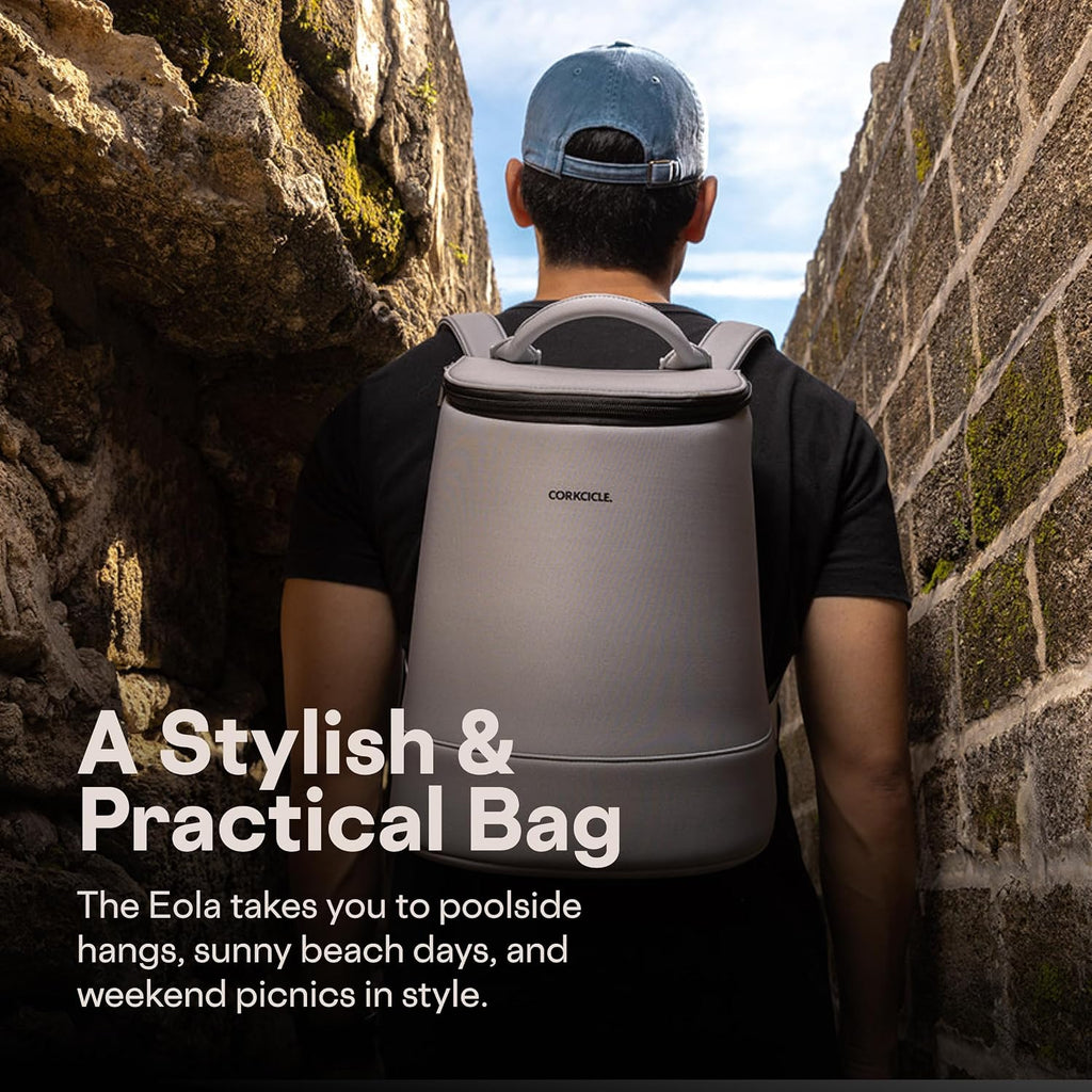 Corkcicle EOLA Cooler Backpack, Waterproof and Leak Proof Insulated Bag, Perfect for Wine, Beer, and Ice Packs
