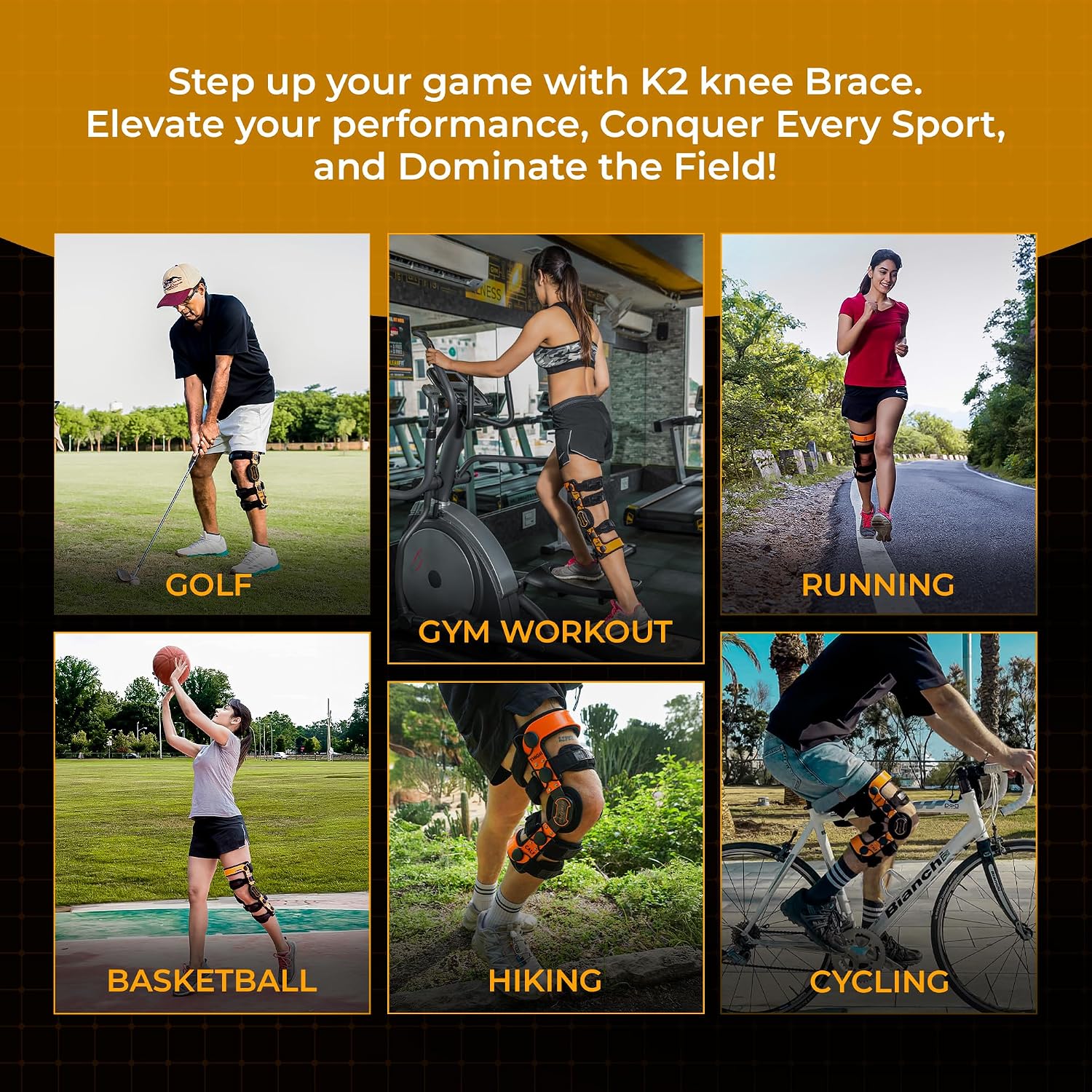 Z ONE Z1 K2 Comfortline Hinged Knee Brace for Men & Women – Knee Support for ACL, MCL, LCL, PCL, Ligament and Sports Injuries, Arthritis Pain, Meniscus Tear and Mild Osteoarthritis (S20)