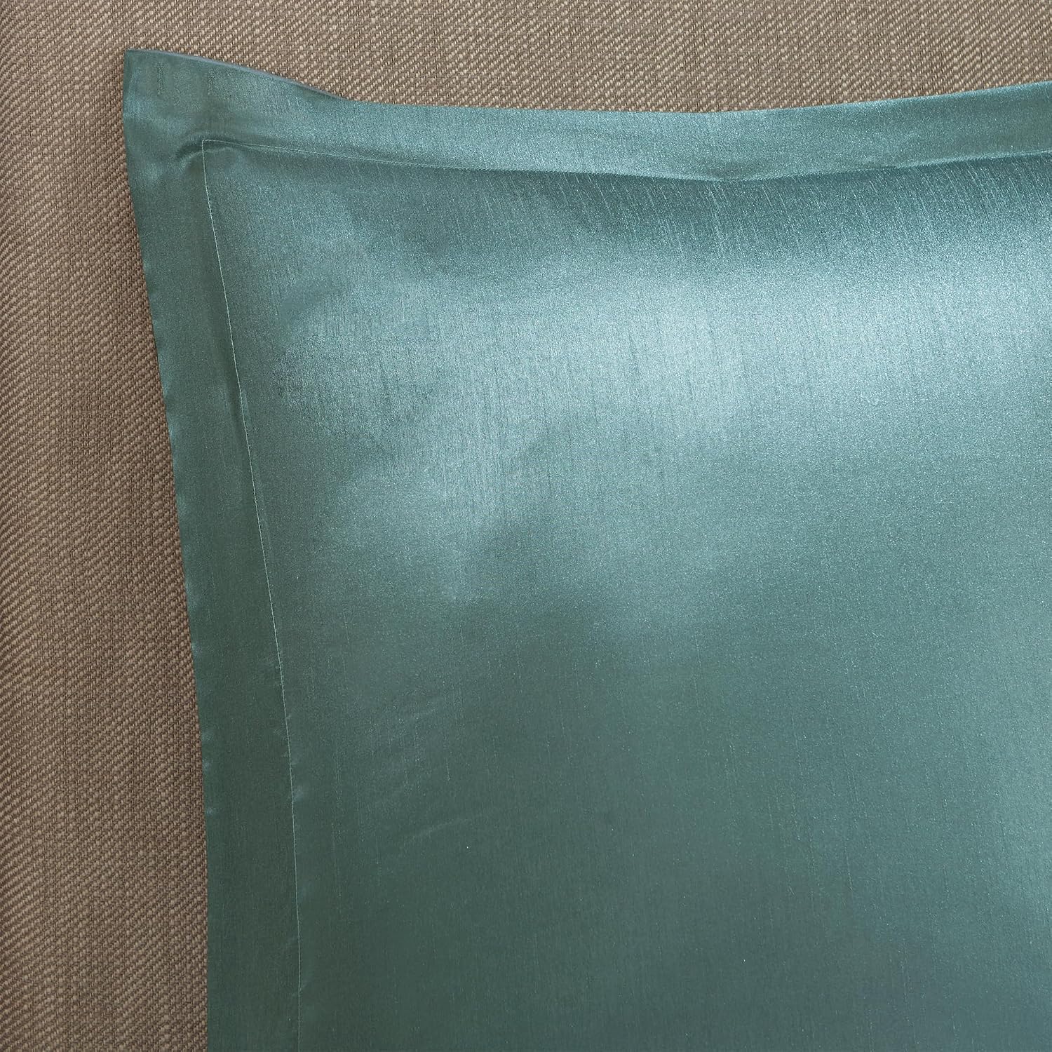 Madison Park 24 Piece Faux Silk Paisley Queen Comforter Set with Matching Curtains, Down Alternative Hypoallergenic - Teal, Queen (90 in x 90 in)