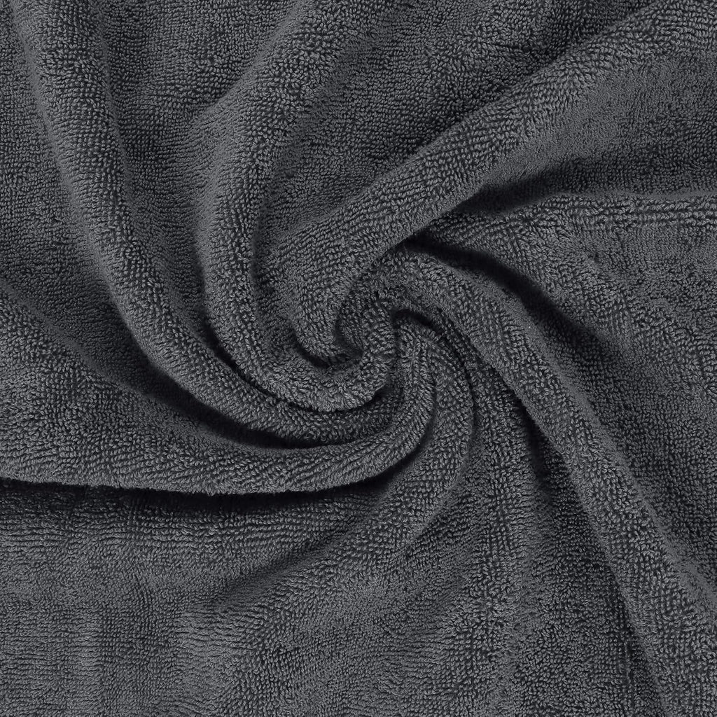 Utopia Towels Set, 16 Bath Towels, 16 Hand Towels, and 32 Washcloths, 600 GSM Ring Spun Cotton Highly Absorbent Towels for Bathroom, Shower Towel, (Pack of 64) (Grey)