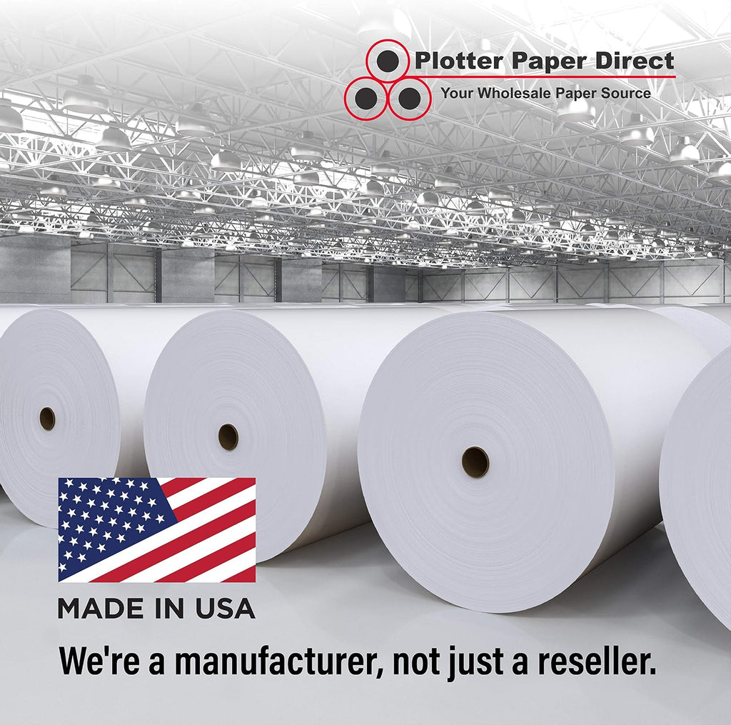 Plotter Paper Direct 60in x 40ft Premium Polyester Matte Canvas Roll, 500 Denier, Quick Dry, Wide Format Inkjet Printer Compatible, Perfect for Fine Art, Photography, Archival Quality Prints