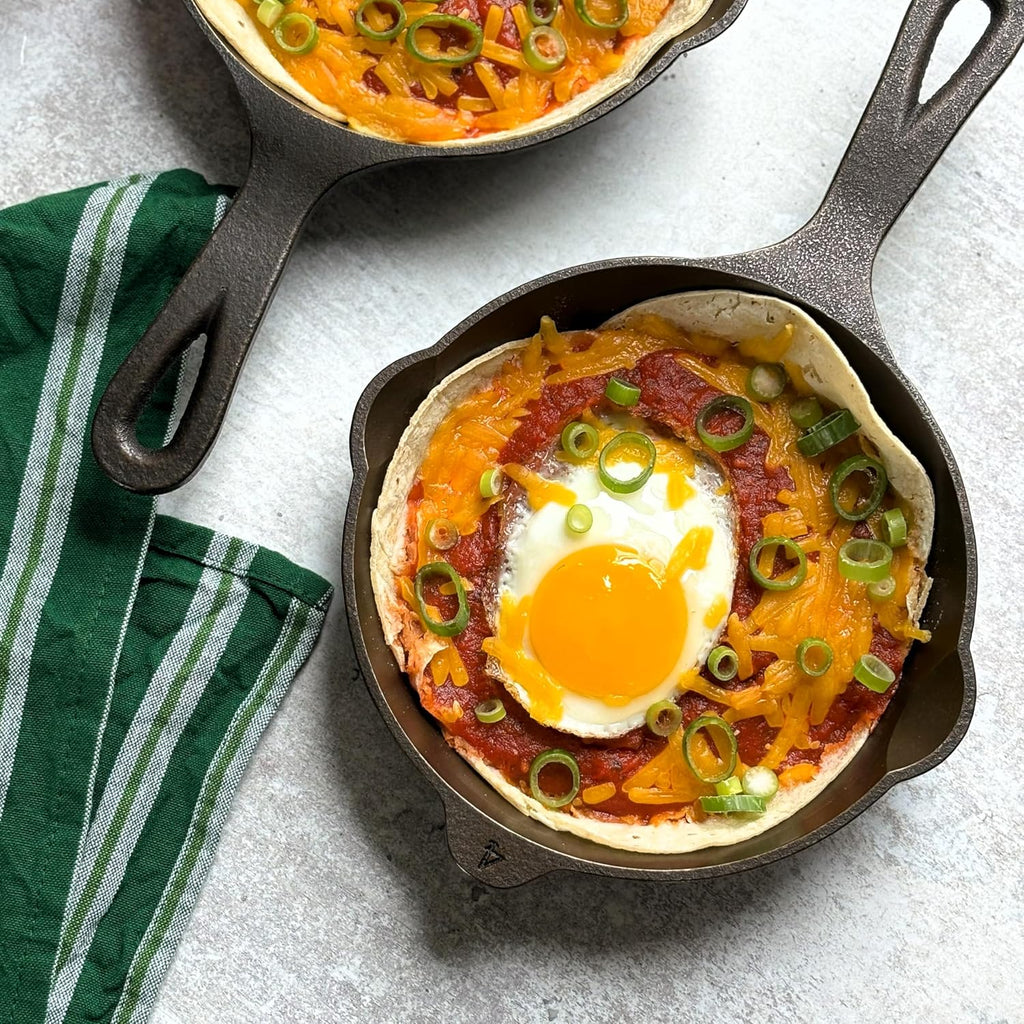 Lancaster Cast Iron No. 4 Skillet - 7' skillet for eggs, desserts, sides, and more - Made in the USA