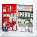 4-Shelf Metal 1st Aid Cabinet Class A, Large Capacity First Aid Wall Mount Medicine Cabinet, Secure Metal Med Box with Easy Access, Exceeds OSHA/ANSI Z308.1 2015, Over 1,200-Pieces