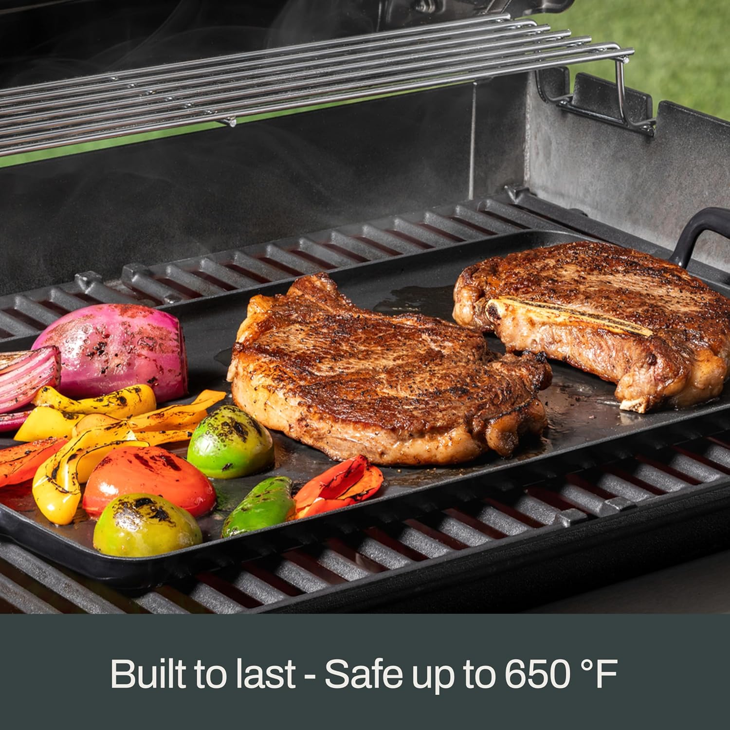 All-Clad Cast Iron Braiser Pan, 4 Qt Enameled Cast Iron Casserole Pan with Lid, Grill, Oven Safe up to 650F, Compatible with All Stovetops (Gas, Electric & Induction), Easy-Clean, Cookware, Black
