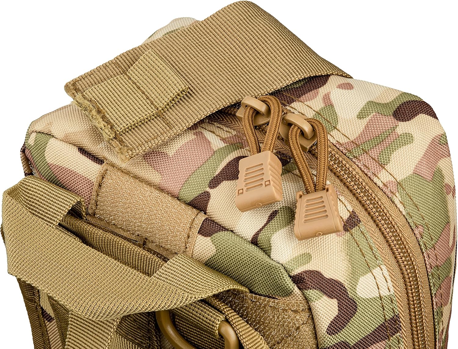 Scherber Premium IFAK Kit Trauma Pack | HSA/FSA Approved | SOF Tourniquet, QuikClot 4x4 HyFin Chest Seal, Israeli Bandage | Fully Stocked MOLLE Pouch for Gunshot, Bleeding, Major Wound Care (Camo)