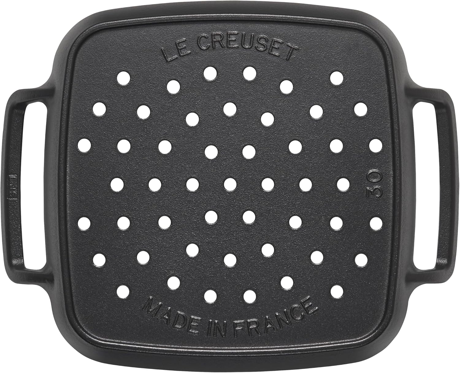 Le Creuset Alpine Outdoor Collection Enameled Cast Iron Square Grill Basket, 12'