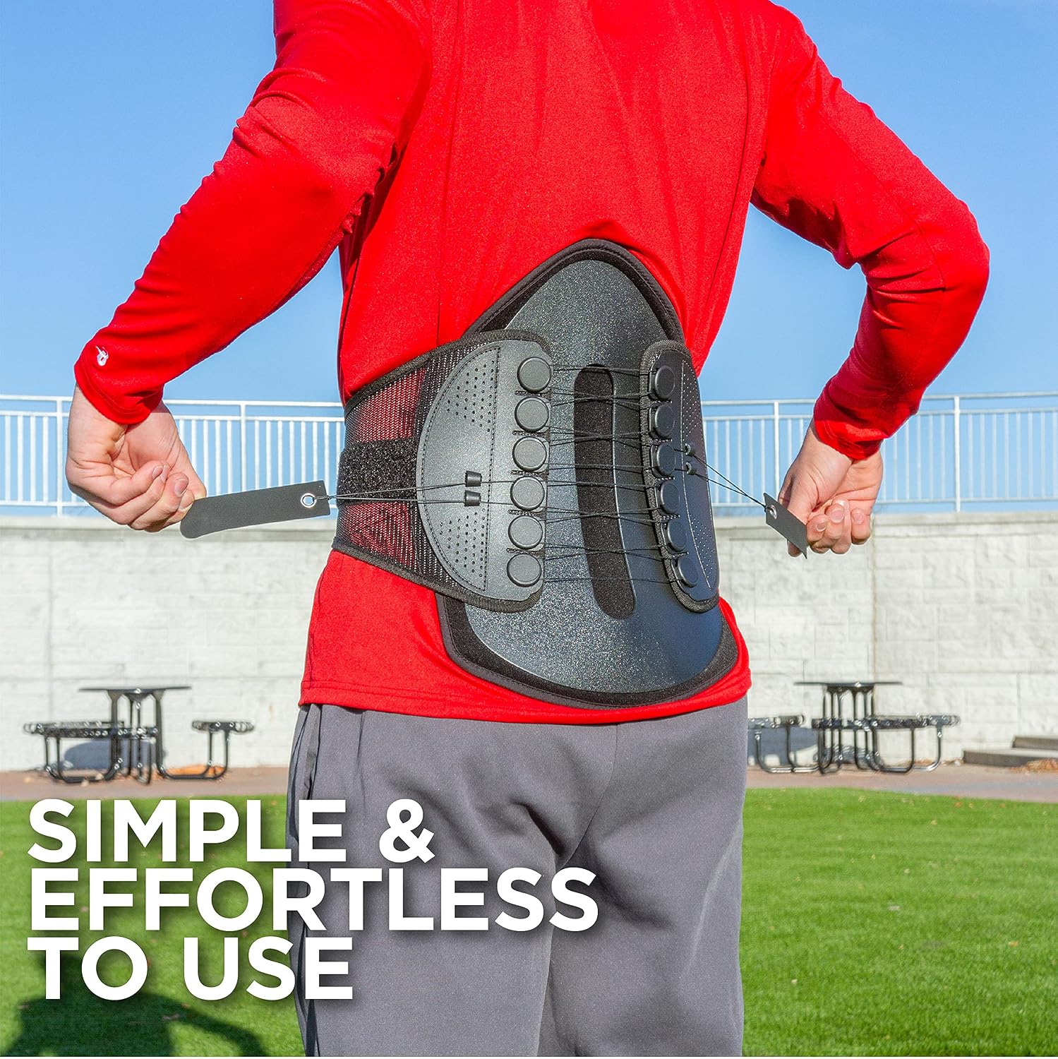 BraceAbility Lumbar Decompression Support Belt - Extra Large Adjustable Spinal Corset Brace for Discectomy, Laminectomy, Disc Injury, Back Muscle Spasms, Pre and Post Spine Surgery Protection (XL)