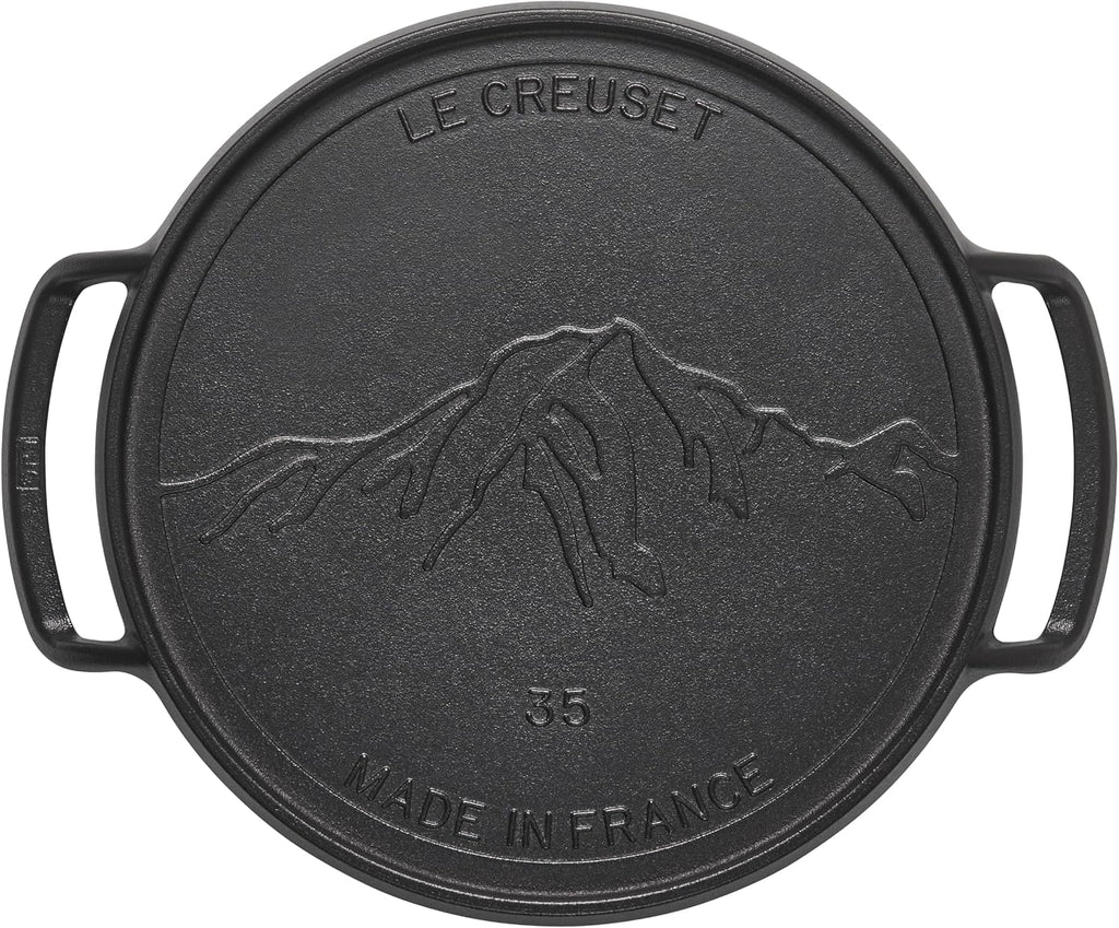 Le Creuset Alpine Outdoor Collection Enameled Cast Iron Pizza Pan, 15'