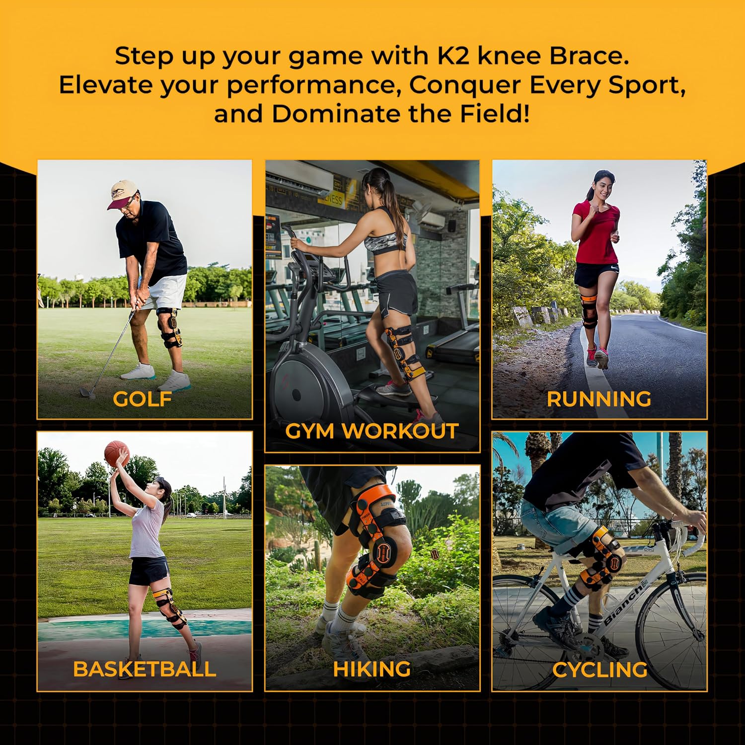 Z ONE Z1 K2 Comfortline Hinged Knee Brace for Men & Women – Knee Support for ACL, MCL, LCL, PCL, Ligament and Sports Injuries, Arthritis Pain, Meniscus Tear and Mild Osteoarthritis (S2)
