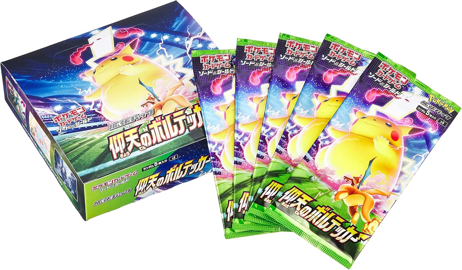 Pokemon Card Game Sword &Shield Expansion Pack Astonishing Voltecker Box