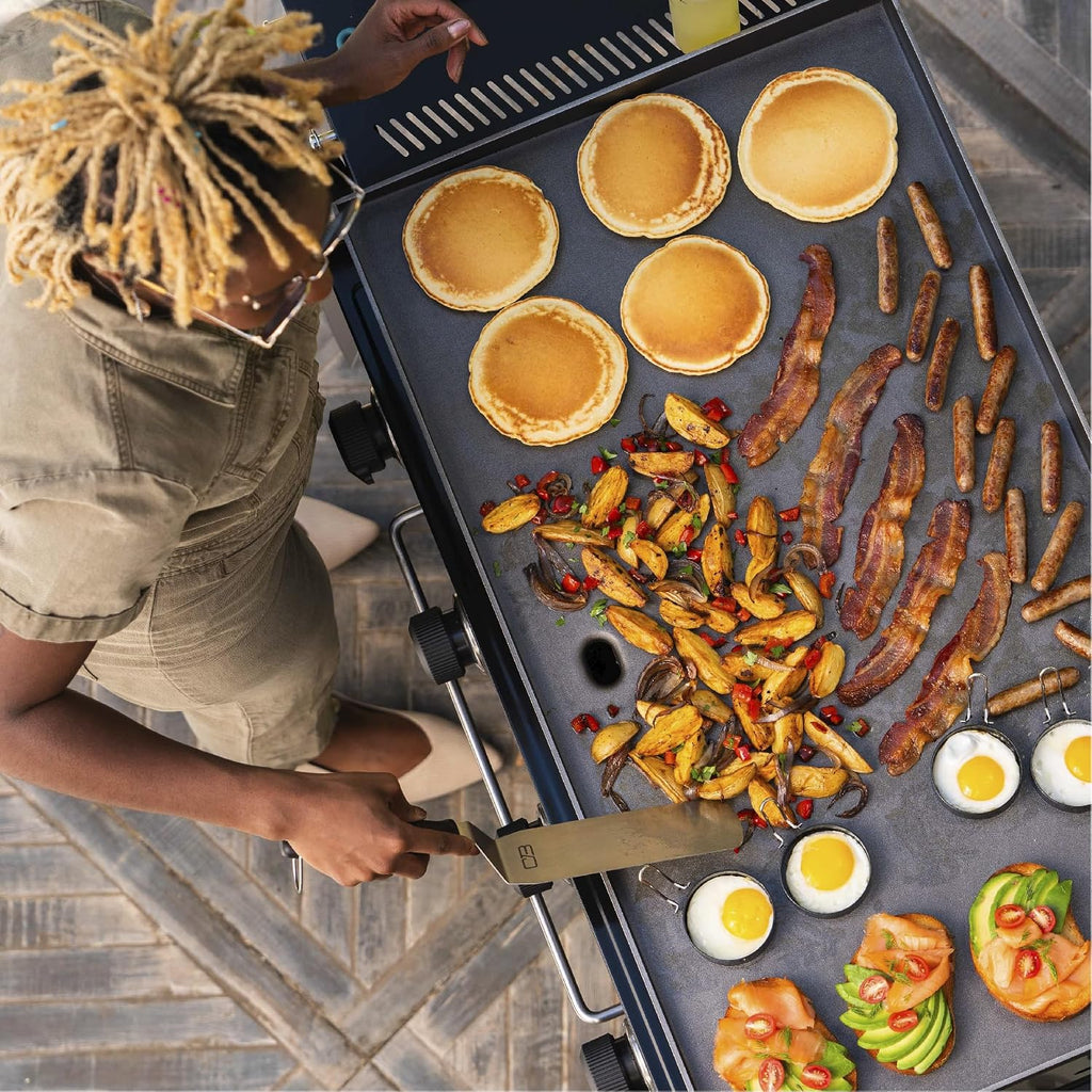 Charbroil 36' Performance Series Propane Gas Griddle with Cart 4 Burner Flat Top Grill, Black 463259124