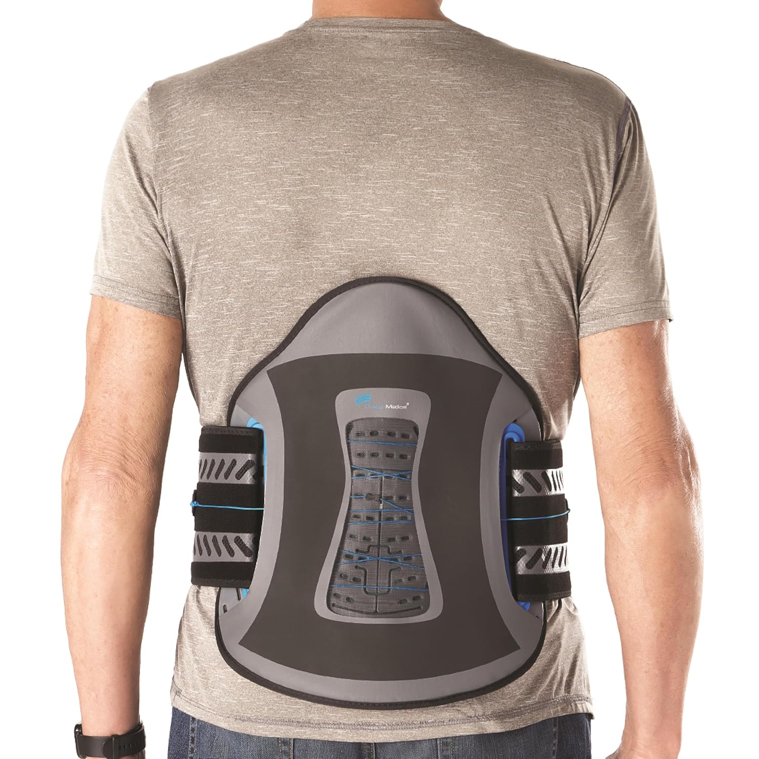 Ovation Medical Nu-Form Universal Lower Back Brace - LSO Back Brace with Adjustable Closure - Lumbar Support Belt for Strains, Spondylolisthesis & Sciatica Pain Relief - Back Brace for Lower Back Pain