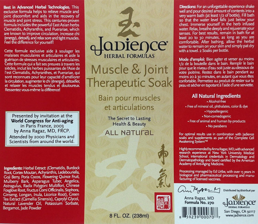 Chronic Pain Relief Kit: Penetrates Deep for Muscle Recovery, Joint Support, Sciatic Nerve | Dit Da Jow Analgesic Formulas for Back, Neck, Shoulders, Ankles, Knees, Elbows & Wrist by Jadience