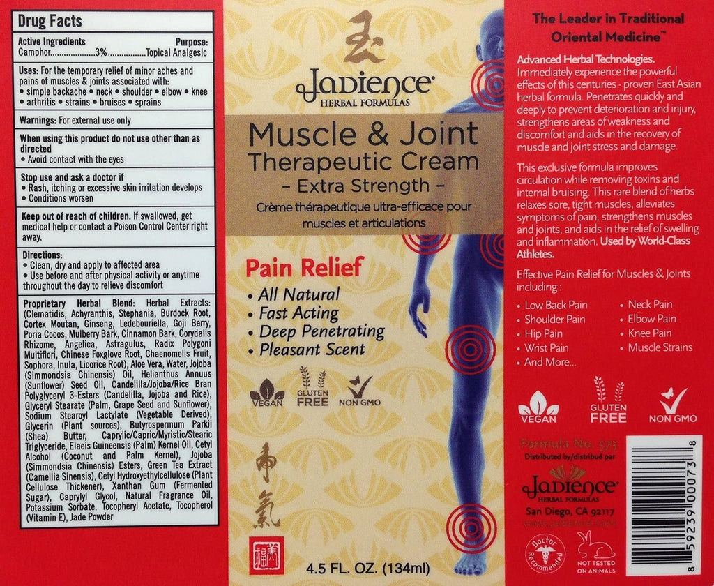 Jadience Severe Pain Relief Kit: Penetrates Deep for Muscle Pull Recovery, Joint Support & Sciatic Nerve| Dit Da Jow Topical Analgesic for Back, Neck, Shoulders, Hips, Knees, Ankles, Elbows & Wrists